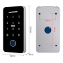 YAVIS Contrôleur D'accès Biométrique D'empreintes Digitales PIN Imperméable Tactile Rétroéclairé Clavier RFID 13,56 MHz IC NFC l