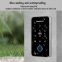 YAVIS Contrôleur D'accès Biométrique D'empreintes Digitales PIN Imperméable Tactile Rétroéclairé Clavier RFID 13,56 MHz IC NFC l