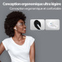 JBES Ecouteurs Bluetooth sans Fil, Écouteurs sans Fil Bluetooth 5.4, 6 Micro ENC Anti Bruit, Basses Puissantes, 60H de Lecture,