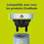 Philips OneBlade First Shave lame, pour tous les modèles OneBlade et OneBlade Pro, pour peau très sensible du visage, 1 pièce (m