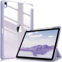 FINTIE Coque pour iPad Air 13 Pouces M3/M2 (2025/2024) - [Rangement de Stylet] Coque Transparente Claire, Étui Antichoc avec Bor