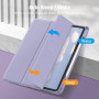 FINTIE Coque pour iPad Air 13 Pouces M3/M2 (2025/2024) - [Rangement de Stylet] Coque Transparente Claire, Étui Antichoc avec Bor