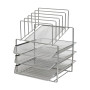 Exerz Grilles métalliques à 3 Couches avec 5 diviseurs. classeur de Papier/Organisateur Multifonctionnel de Bureau. Porte-Docume