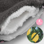 PHOGARY Serviette Hygiénique Lavable, Lot de 7 Serviettes Hygiéniques Réutilisables avec 1 Sac de Rangement, 26 cm