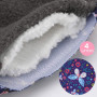 Wiederverwendbare Hygienetücher Pads (7 in 1, 25,4 cm), Antibakterielle Bambus-Slipeinlagen mit nassem Beutel, Schwerer Fluss-Na