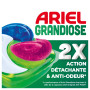 Ariel Grandiose PODS, Lessive Liquide En Capsules 15 Lavages, Couleurs Éclatantes 2 X Action Détachante et Anti-Odeur