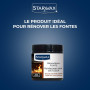 STARWAX Rénovateur fonte pour poêle et cheminée 200ml - Idéal pour rénover les supports en fonte, acier.., Noir
