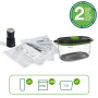 FoodSaver Appareil de mise sous vide portatif et sans fil | avec station de chargement | Machine sous vide alimentaire avec 1 ré