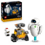 LEGO | Disney et Pixar Wall-E et Eve - Set de Construction pour Adulte - Maquette à Exposer - Robots en Briques avec Figurines d
