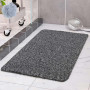 COSYLAND Tapis de Douche Antidérapant 40x80 cm - Tapis de Bain Sécurité Confortable en PVC Luffa - Séchage Rapide avec Trous de