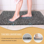 COSYLAND Tapis de Douche Antidérapant 40x80 cm - Tapis de Bain Sécurité Confortable en PVC Luffa - Séchage Rapide avec Trous de