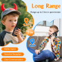 Talkie Walkie Enfants Rechargeable, Pakinui Talkie Walkie Longue Portée 3 KM avec Batterie 1000mAh, Ensemble de 2 Talki Walki av