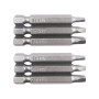 Fongmore Lot de 6 embouts de tournevis magnétiques à tête carrée de 6,35 mm de long pour outils électriques SQ1 SQ2 SQ3 (50 mm)