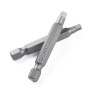 Fongmore Lot de 6 embouts de tournevis magnétiques à tête carrée de 6,35 mm de long pour outils électriques SQ1 SQ2 SQ3 (50 mm)