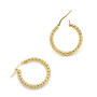 MIORE Boucles d’Oreilles Femme, Argent 925 Plaqué Or 18K, Creoles Argent, Créoles Boules 20 MM, Boucle d Oreille Plaque Or, Fabr