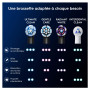 Oral-B Pack Brosse A Dents Electrique iO10 et Brossettes Ultimate Clean, ORIGINALES, Lot De Manche Oral B Noir avec Un Embout Ro