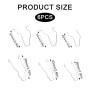 Pinces à Ressort de Retenue D'ampoule 6PCS 5ZHSFULLKIT pour H1/H3/H4/H7, Clips de Fixation en Acier de Haute Qualité, Compatible