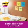 Post-it Notes Autocollantes Super Sticky, Couleurs Soulful, Pack de 6 Blocs, 90 Feuilles par Bloc, 76 mm x 76 mm - Feuillets Sup
