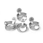 VKI anneaux decapsuleur en metal ouvre bouteille tire bouchon biere bagues, 20/21/22 mm, 3 pcs