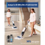 Tineco iFLOOR 5 Breeze Complete Nettoyeur de Sol, Aspirateur Sec Humide sans Fil, Nettoyage en Un Seul Passage des sols durs, Ne