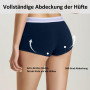 Lakpoau Boxer Femme Coton - Shorty Femme Shorts Caleçons Femmes Lot de 6 Boxer Sport Seamless Culotte Basics Shorties Calecon Sh