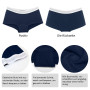 Lakpoau Boxer Femme Coton - Shorty Femme Shorts Caleçons Femmes Lot de 6 Boxer Sport Seamless Culotte Basics Shorties Calecon Sh