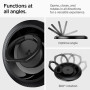 Spigen O-Mag Anneau Téléphone Magnétique pour MagSafe, 360° Rotation, Poignées Téléphone Compatible avec iPhone 16 15 14 13 12 P