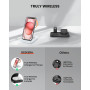 GEEKERA Station de Charge pour Apple, Chargeur Induction 3 en 1 pour iPhone 16/15/14/13/12/11/Pro Max, Support Chargeur pour App