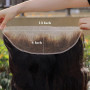 Closure Frontale 13x4 Ondule Transparent Swiss Lace Closure Cheveux Humain Body Wave Lace Frontal Closure Free Part Tissage Bres