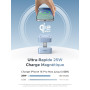 UGREEN MagFlow Qi2 25W Chargeur Induction iPhone 2 en 1 Certifié Compatible avec MagSafe iPhone 16 15 14 13 12 Plus Pro Max AirP