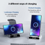 Chargeur Induction pour Samsung, Station de Charge 3 en 1 pour Samsung S25 Ultra/S25/S24 Ultra/S23/Z Flip 7/Z Flod 6, Chargeur s