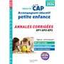 Objectif CAP 2026 - Accompagnant Éducatif Petite Enfance - Annales épreuves professionnelles