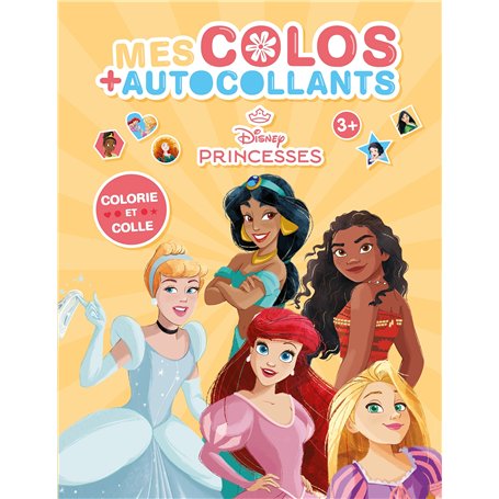 DISNEY PRINCESSES - Mes colos + autocollants