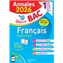 Annales Objectif BAC 2026 - Français 1res STMG - STI2D - ST2S - STL - STD2A - STHR