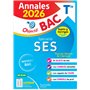 Annales Objectif BAC 2026 - Spécialité SES Tle - sujets et corrigés