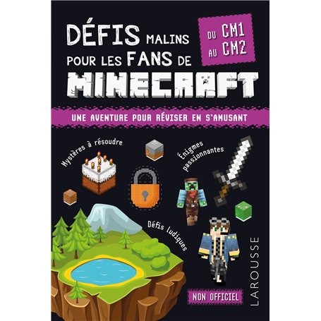 DEFIS MALINS POUR LES FANS DE MINECRAFT du CM1 au CM2