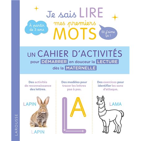 Je sais lire mes premiers mots et j'aime ça ! Le cahier d'activités