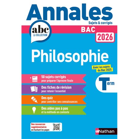 Annales Bac Philosophie 2026