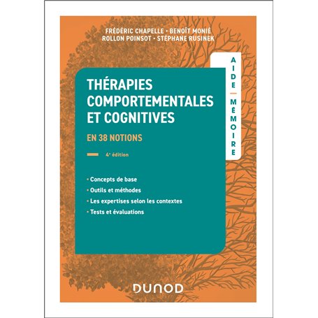 Aide-mémoire - Thérapies comportementales et cognitives -  4e éd.