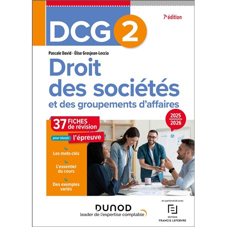 DCG 2 - Droit des sociétés et des groupements d'affaires - Fiches 2025-2026