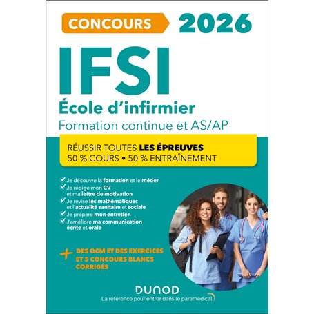 IFSI 2026 Ecoles d'infirmier Concours Formation continue et Passerelle AS-AP