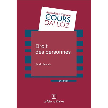 Droit des personnes. 5e éd.