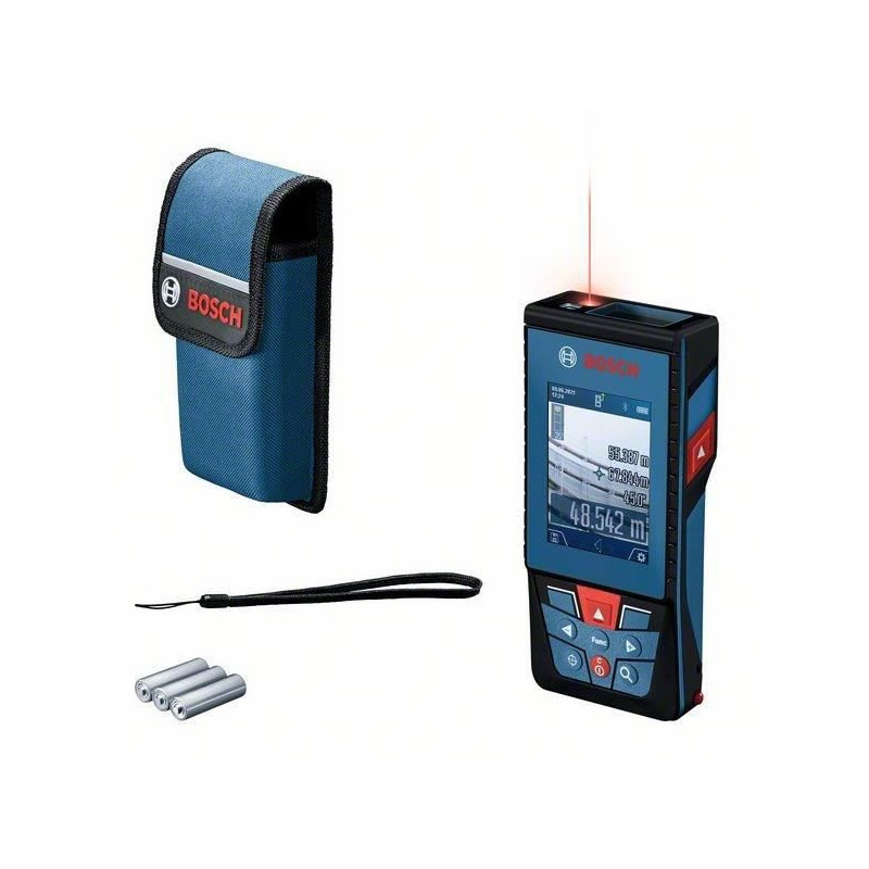 Bosch GLM 100-25 C Professional télémètre Noir, Bleu, Rouge 4x 0,08 - 100 m