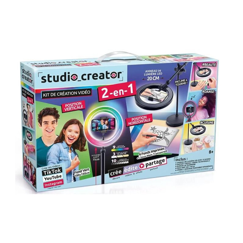 Kit de Dessin Canal Toys 2 in1 Video Studio (FR)