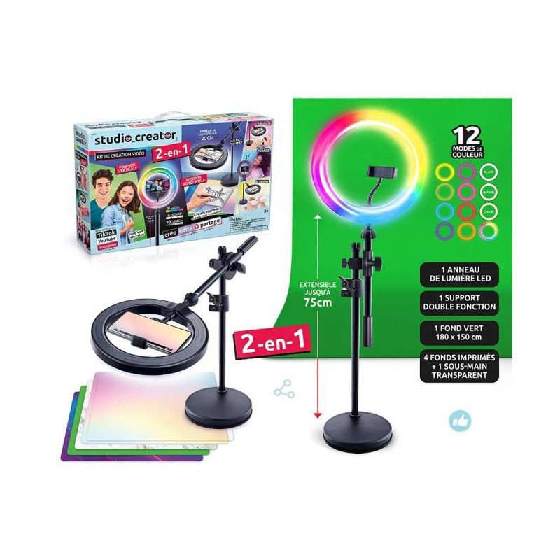 Image secondaire de Kit de Dessin Canal Toys 2 in1 Video Studio (FR)