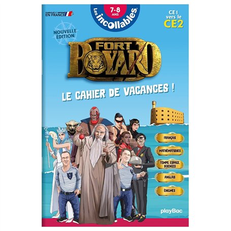 Cahier de vacances 2025 Fort Boyard - Les incollables -CE1 au CE2 - 7/8 ans