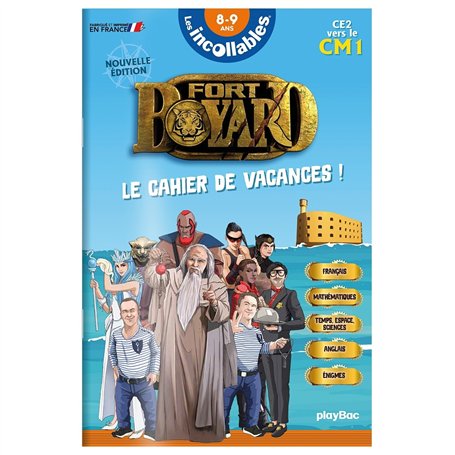 Cahier de vacances 2025 Fort Boyard - Les incollables - CE2 au CM1 - 8/9ans
