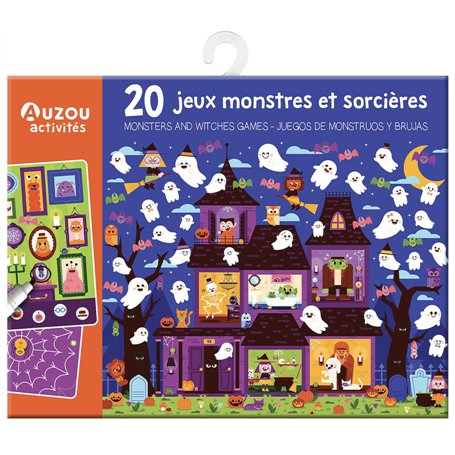 Ma pochette de jeux - 20 p'tits jeux - Monstres et sorcières