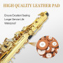 WUQIMUSC Saxophone alto débutant pour adultes, étudiant, saxophone Eb, instrument professionnel en laiton avec étui pour saxopho