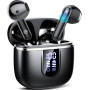 Ecouteurs Bluetooth sans Fil, Écouteurs Bluetooth 5.4 avec 4 ENC Réduction Antibruit Mic, 40H Casque Bluetooth HiFi Stéréo, Écra